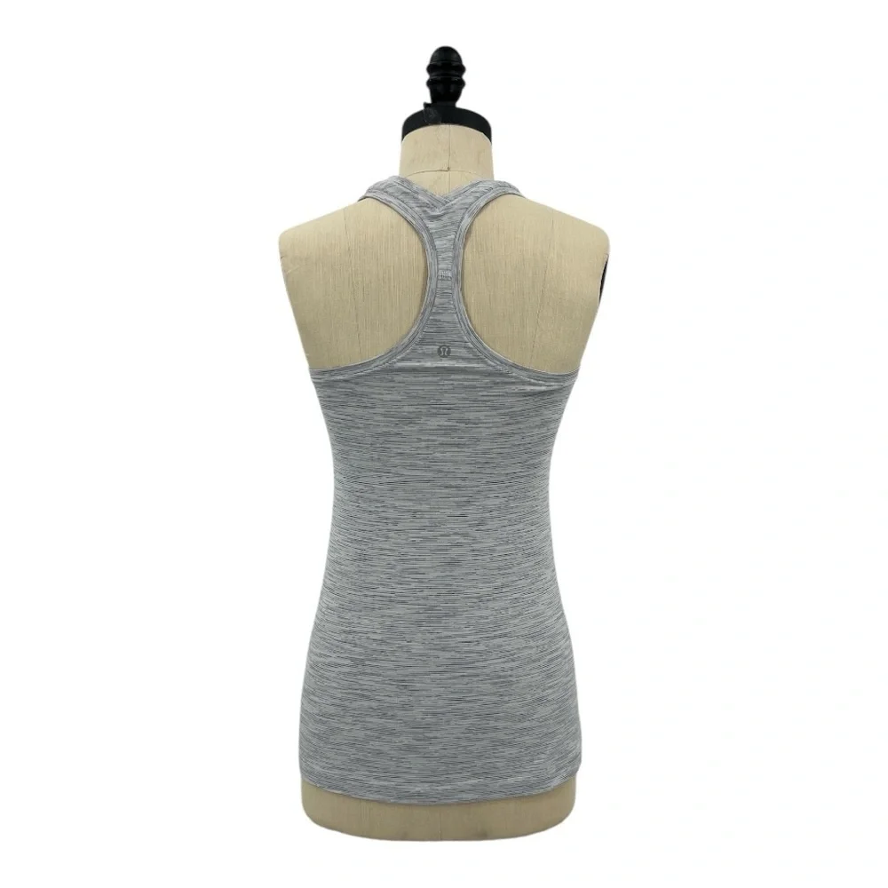 Lululemon Cool Racerback II Wee Are From Space Ice Grey Alpine White SZ 8
